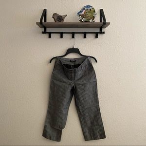 Express sz:0 Gray & White Striped Slack Pants
